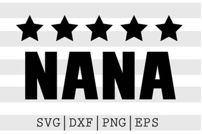 Five-star nana SVG