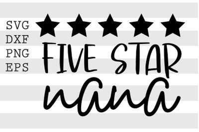 Five star nana SVG