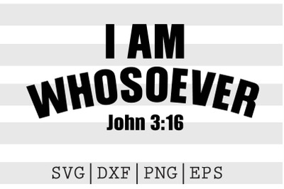 I am whosoever SVG