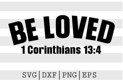 Be loved SVG