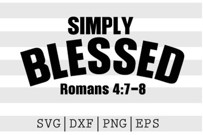 Simply blessed SVG