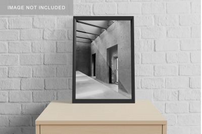 Realistic A3 Frame Mockup V3