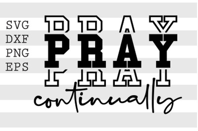 Pray continually SVG