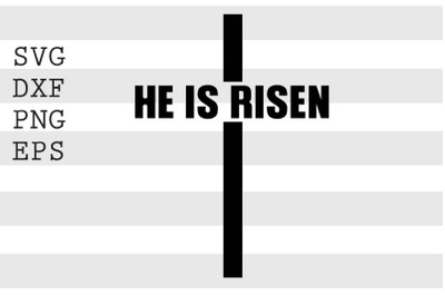 He is risen SVG