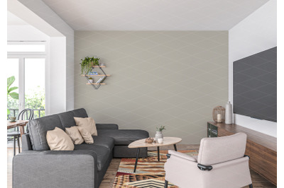 Interior scene artwork background interior mockup