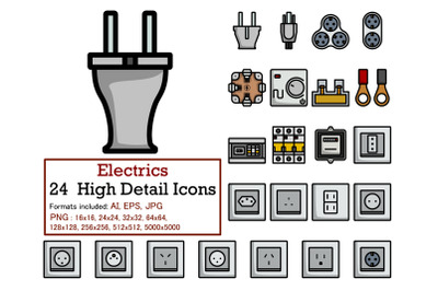 Electrics Icon Set