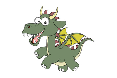 cute dragon animal cartoon