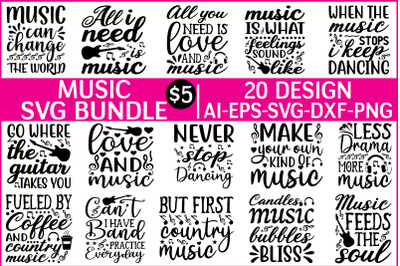 music svg bundle vol - 2