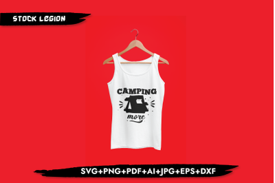 Camping More SVG