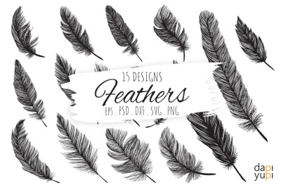 Feather Bundle, Boho Feathers