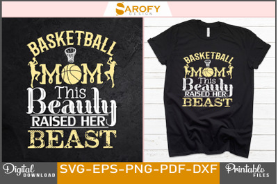 Basketball mom lover design for mother&#039;s day sublimation