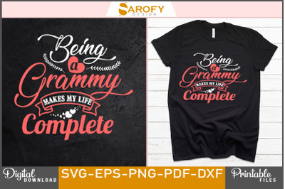 Grammy lover design for mother&#039;s day svg sublimation