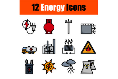 Energy Icon Set