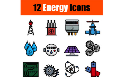 Energy Icon Set