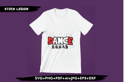 Dance S.Q.U.A.D. SVG