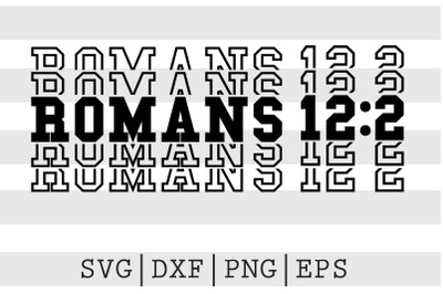 Romans 12 2 SVG