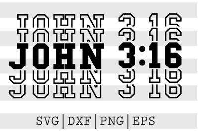 John 3 16 SVG