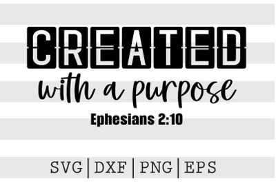 Created with a purpose SVG