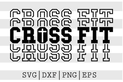 Cross fit SVG