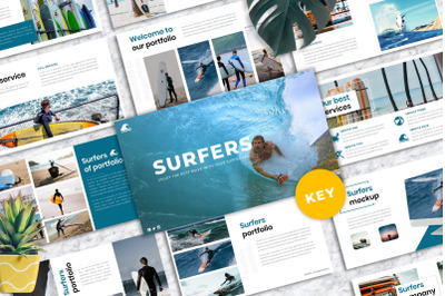 Surfers - Creative Business Keynote Presentation