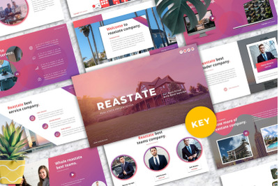 Reastate - Real Estate Business Keynote Template