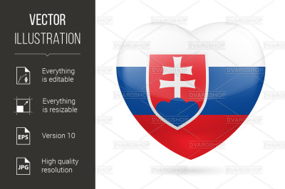 Heart icon of Slovakia