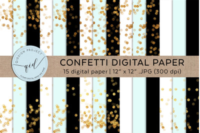 confetti digital paper