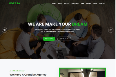 Consulting &amp; Business Website Template