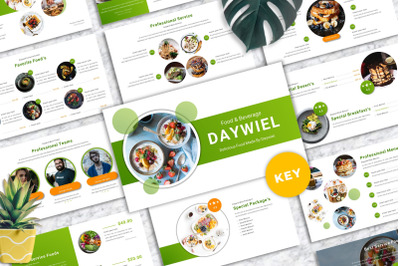 Daywiel - Food &amp;amp; Beverage Keynote Templates