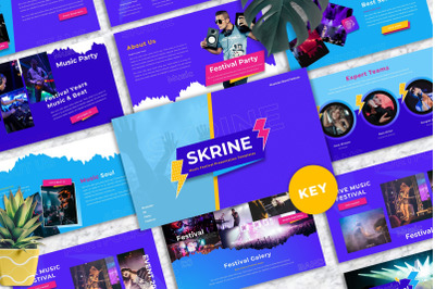 Skrine - Music Festival Keynote Templates