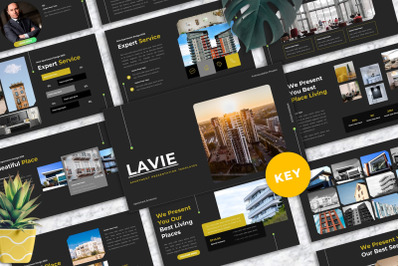 Lavie - Apartment Keynote Templates