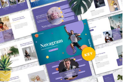 Novagram - Influencer Keynote Templates