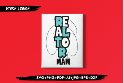 Realtor Man SVG