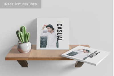 Square Magazine Mockup V2