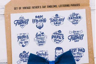 Fathers day SVG. Father&amp;#039;s day emblems