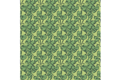 Drawing, green foliage, leaves, floral seamless pattern, nature abstra