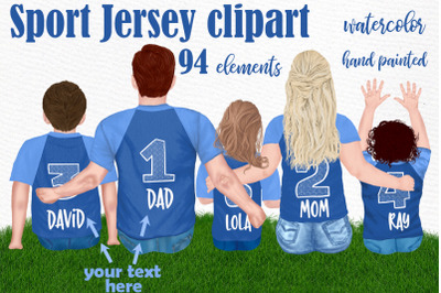 Soccer jersey clipart Family clipart,Matching jersey Soccer