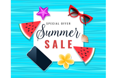 Summer sale background