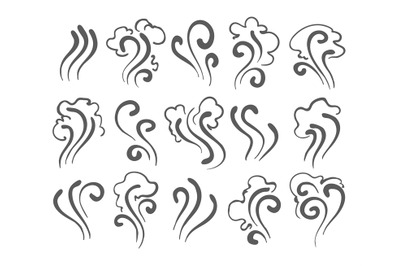 Smoke doodle icons