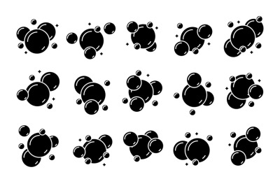 Boiling bubbles glyphs