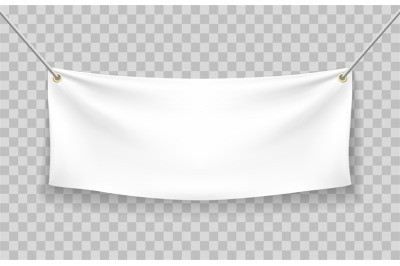 Blank fabric banner