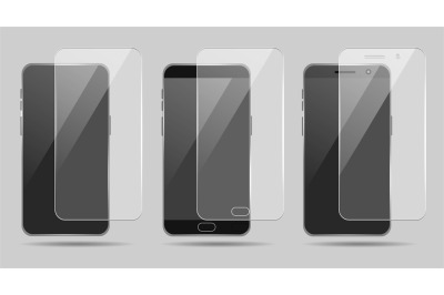 Smartphone screenprotector set