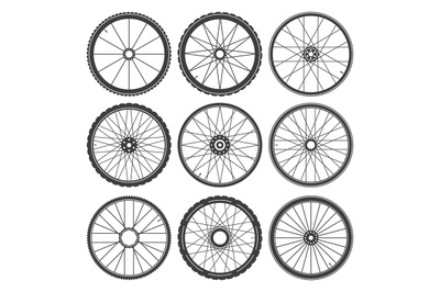 Fitness bicycle wheelss