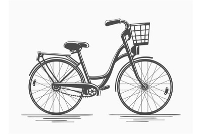 Bike with basket