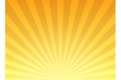 Retro yellow sunburst background