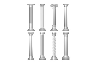 Antique column set