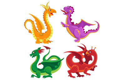 Cute medieval dragons