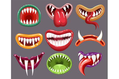 Monster mouths set