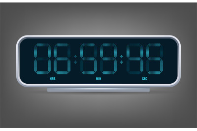 Digital clock counter