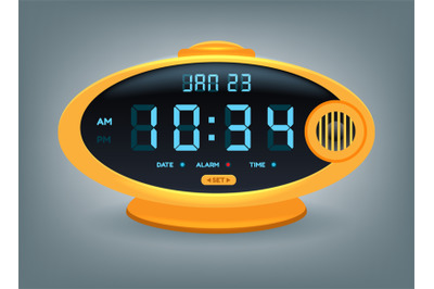 Digital alarm clock